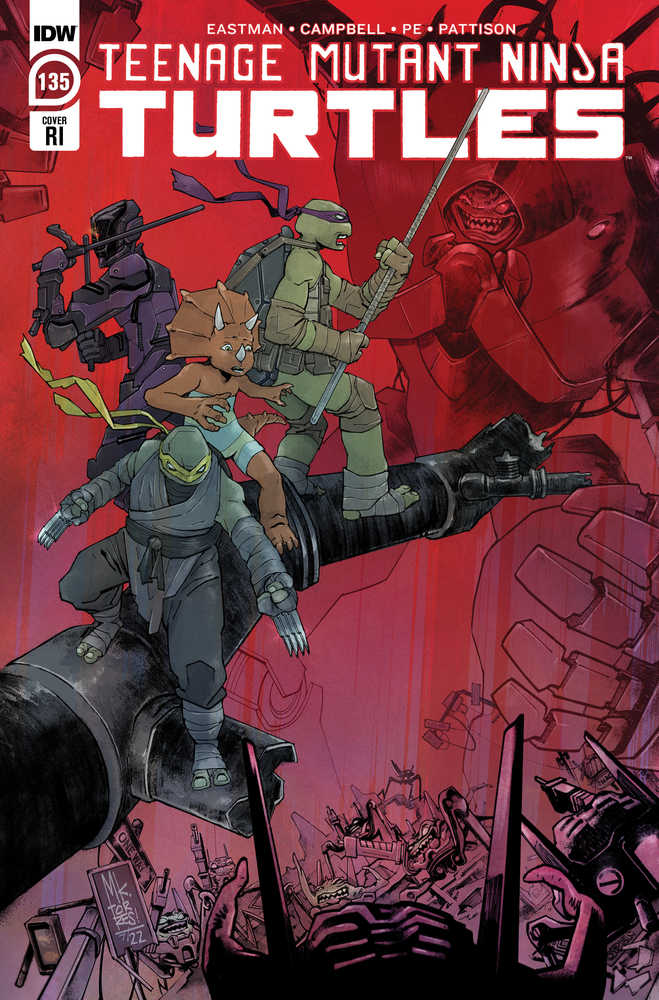 Stock photo of Teenage Mutant Ninja Turtles Ongoing #135 CVR C 1:10 Torres Variant comic sold by Stronghold Collectibles