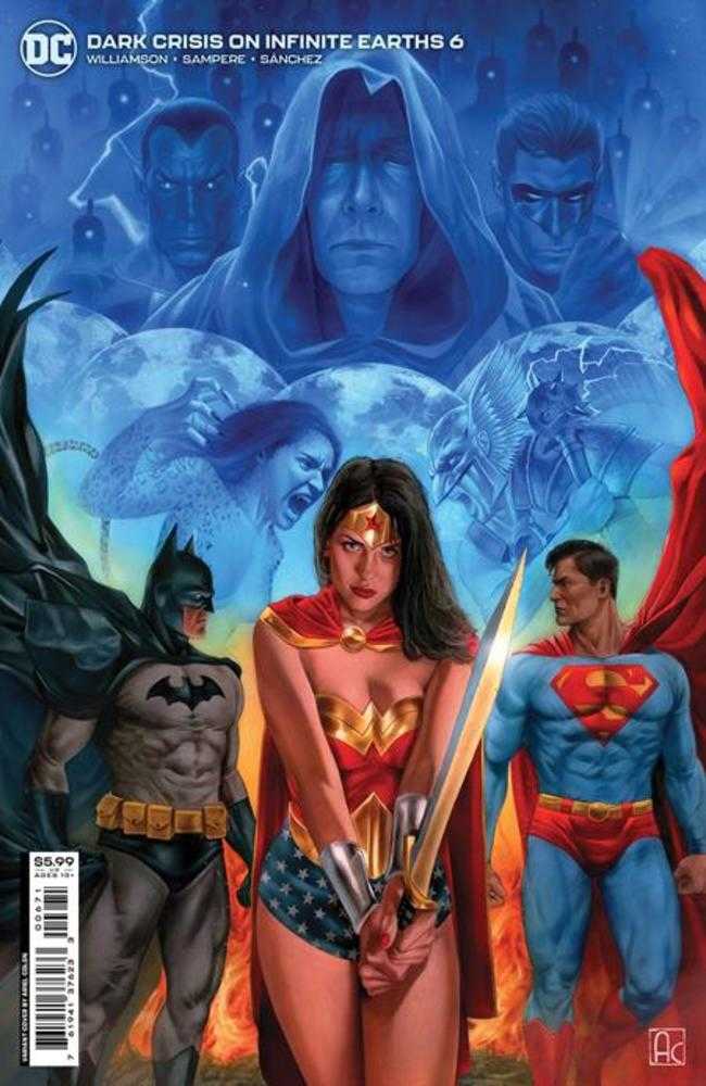 Stock Photo of Dark Crisis On Infinite Earths #6C (Of 7) Ariel Colon Infinite Crisis Homage Card Stock Variant comic sold by Stronghold Collectibles