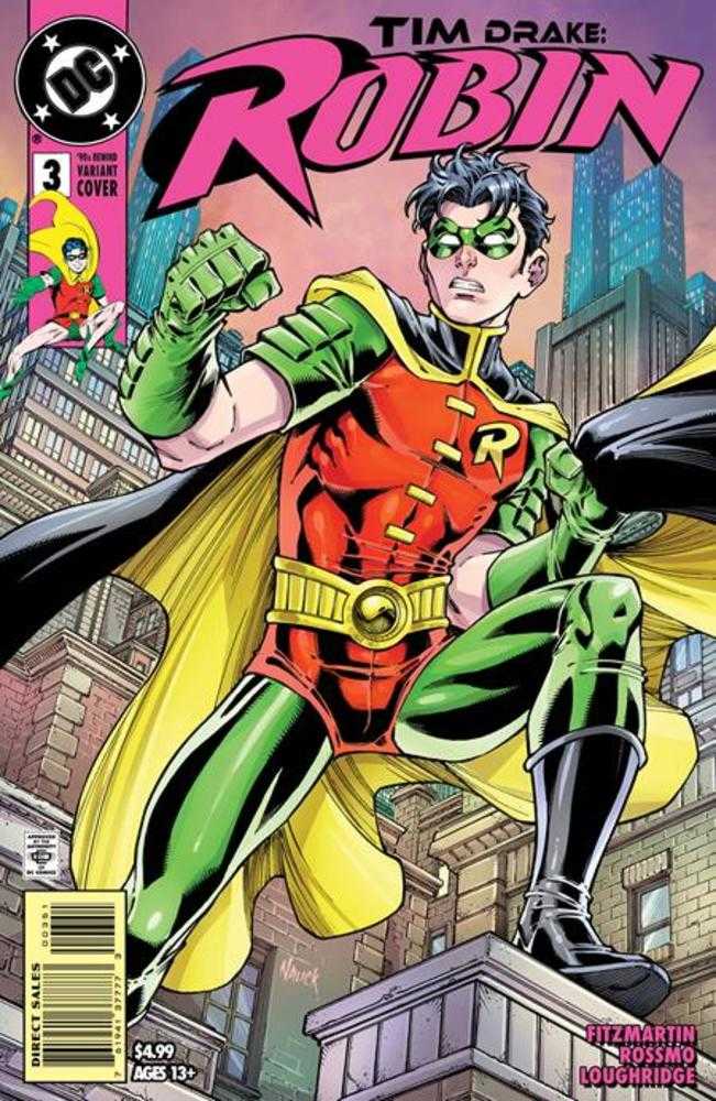 Stock Photo of Tim Drake Robin #3C Todd Nauck 90s Month Card Stock Variant comic sold by Stronghold Collectibles