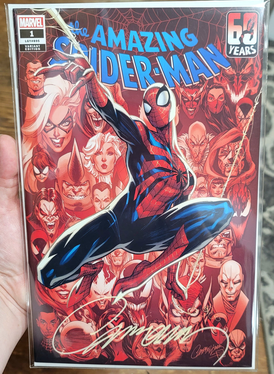Amazing Spider-Man #1B  Ben Reilly Cvr LTD to 1,800 Copies J Scott Campbell EXCLUSIVE NM SIGNED w/ COA