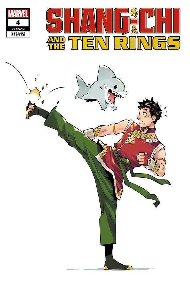 Stock Photo of Shang-Chi and the Ten Rings #4 Nao Fuji Jeff The Landshark Variant comic sold by Stronghold Collectibles