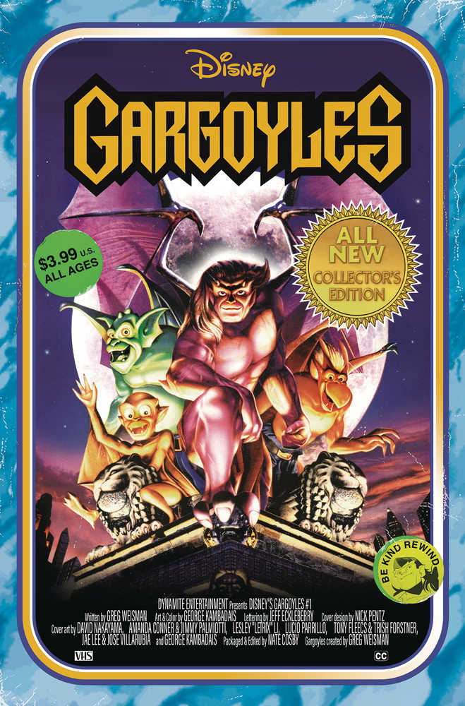 Stock Photo of Gargoyles #1K 1:20 Video Packaging comic sold by Stronghold Collectibles