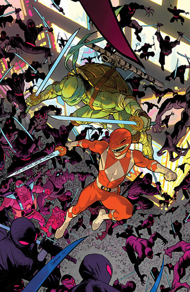 Stock Photo of MMPR Teenage Mutant Ninja Turtles II #1A (Of 5) Connecting Variant 1 Mora comic sold by Stronghold Collectibles