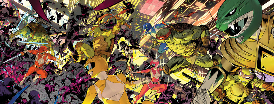 Stock Photo of MMPR Teenage Mutant Ninja Turtles II #1E (Of 5) Double Gatefold Variant Mora comic sold by Stronghold Collectibles