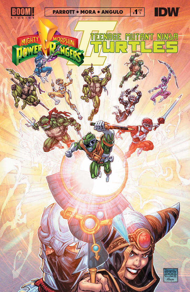 Stock Photo of MMPR Teenage Mutant Ninja Turtles II #1K (Of 5) Deluxe Edition Variant Williams II comic sold by Stronghold Collectibles