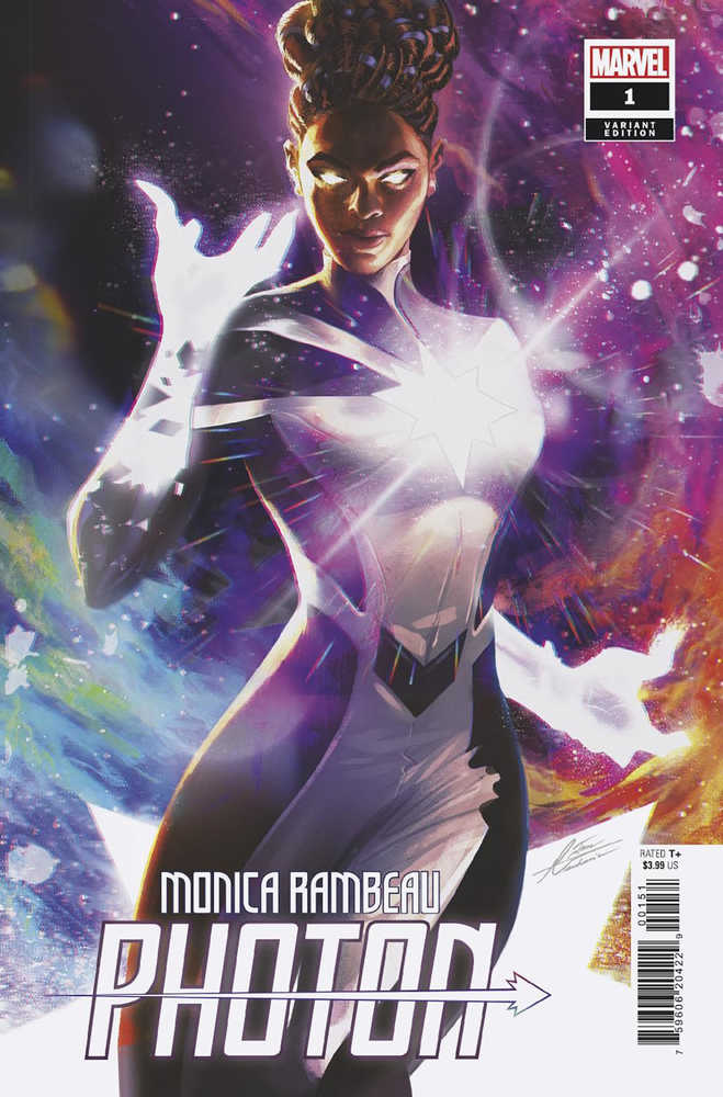 Stock photo of Monica Rambeau Photon #1 (Of 5) 1:25 Manhanini Variant comic sold by Stronghold Collectibles