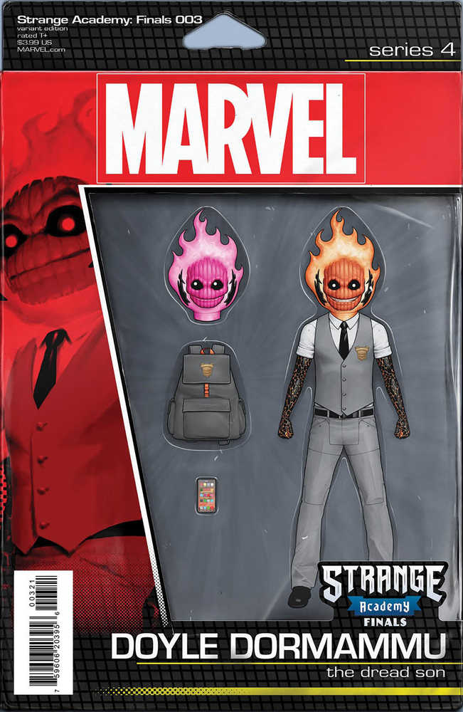 Stock Photo of Strange Academy Finals #3 Christopher Action Figure Variant comic sold by Stronghold Collectibles