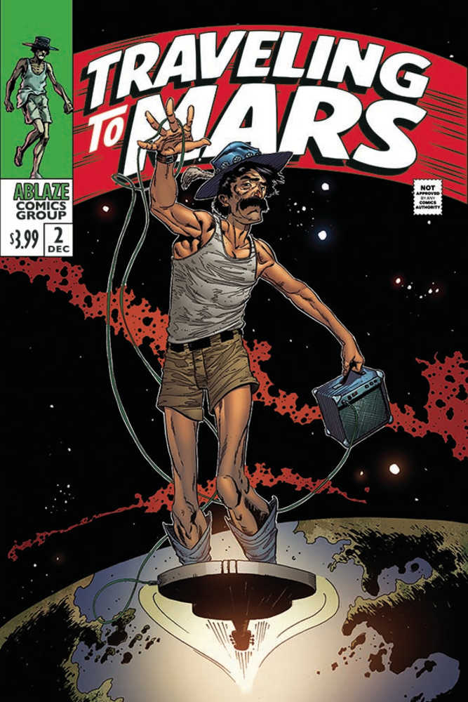 Stock Photo of Traveling To Mars #2D Mckee Surfer Homage Variant comic sold by Stronghold Collectibles