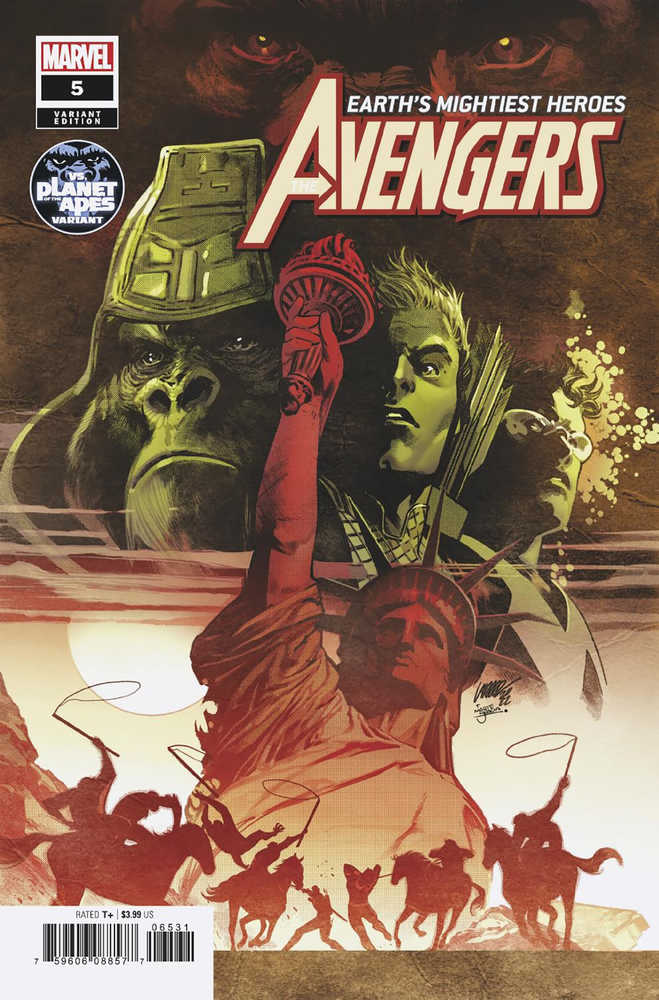 Stock Photo of Avengers #65 Larraz Planet Of The Apes Variant comic sold by Stronghold Collectibles