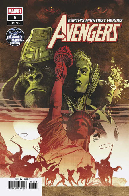 Stock Photo of Avengers #65 Larraz Planet Of The Apes Variant comic sold by Stronghold Collectibles