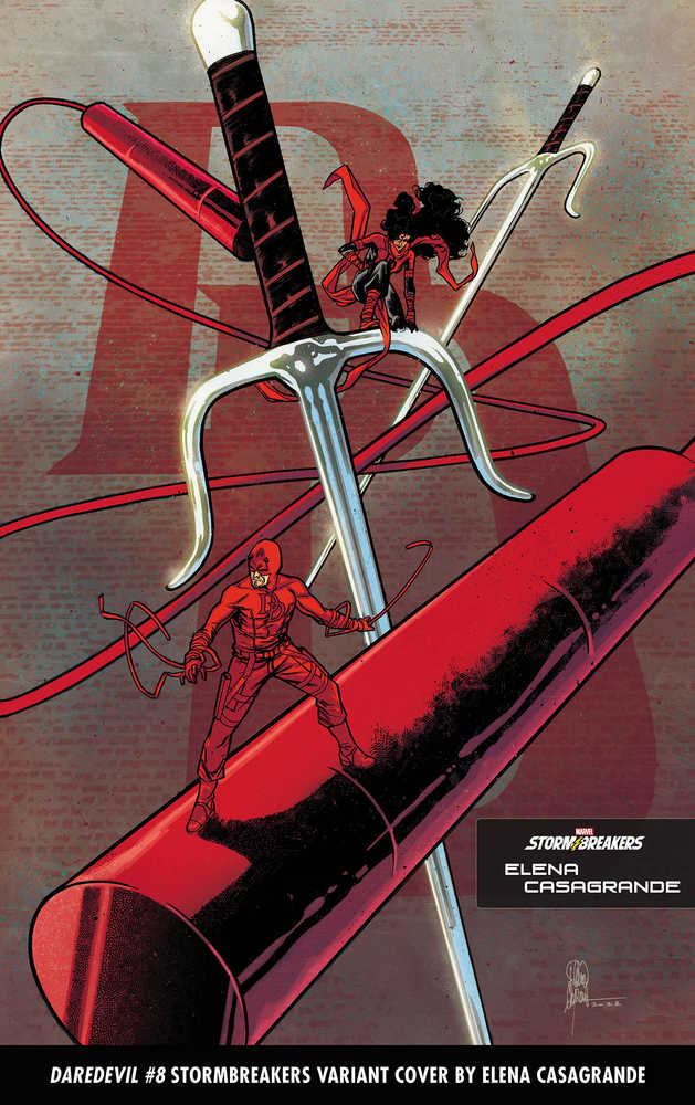 Stock Photo of Daredevil #8 Casagrande Stormbreakers Variant comic sold by Stronghold Collectibles