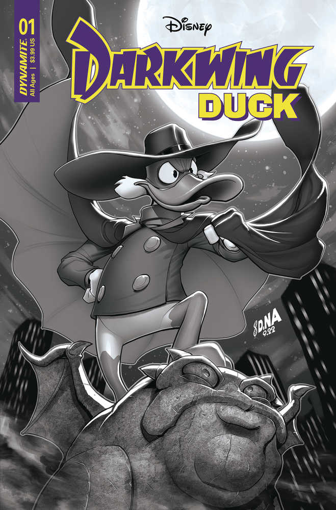 Stock Photo of Darkwing Duck #1I 1:15 Nakayama Black & White comic sold by Stronghold Collectibles