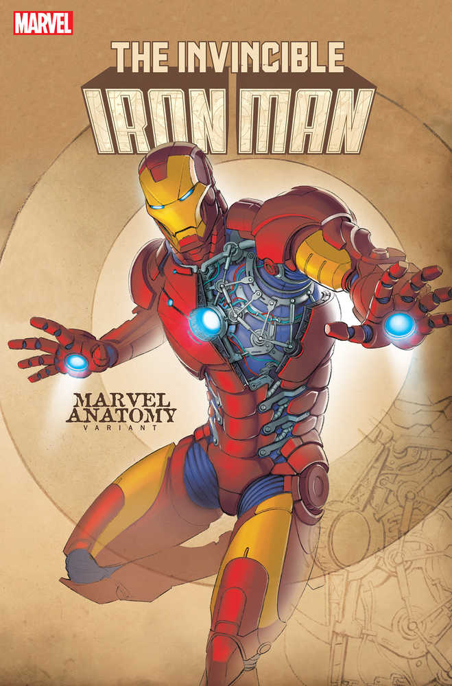 Stock Photo of Invincible Iron Man #3 Lobe Marvel Anatomy Variant comic sold by Stronghold Collectibles