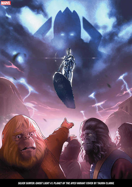 Stock Photo of Silver Surfer Ghost Light #1 Clarke Planet Of The Apes Variant comic sold by Stronghold Collectibles