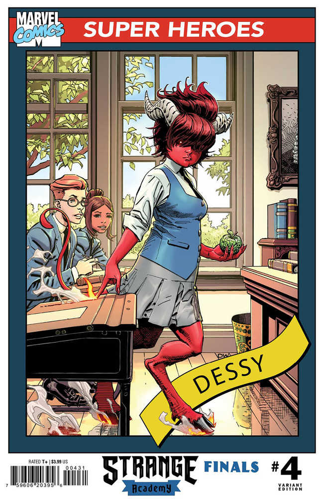 Stock Photo of Strange Academy Finals #4 Weaver Trading Card Variant comic sold by Stronghold Collectibles