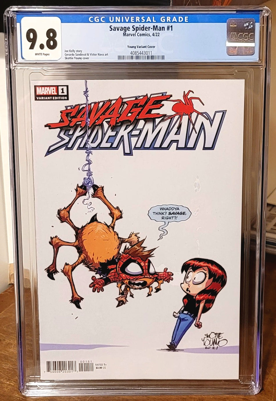 Savage Spider-Man #1 CGC 9.8 Skottie Young Variant