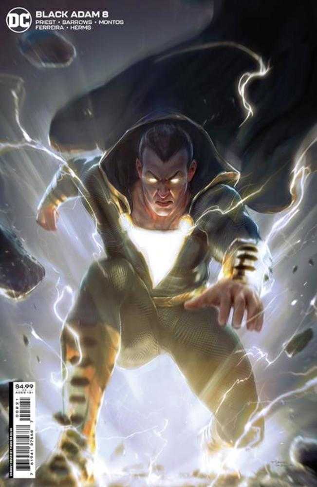 Stock Photo of Black Adam #8B (Of 12) Tiago Da Silva Card Stock Variant comic sold by Stronghold Collectibles