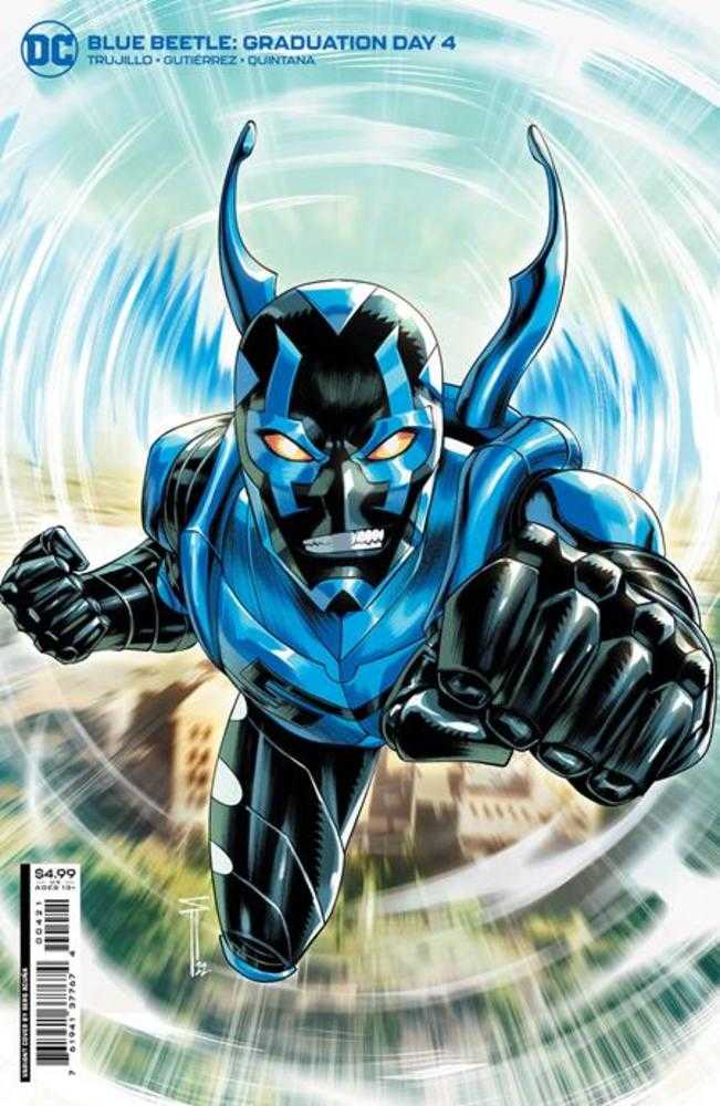 Stock Photo of Blue Beetle Graduation Day #4B (Of 6) Serg Acuna Card Stock Variant comic sold by Stronghold Collectibles