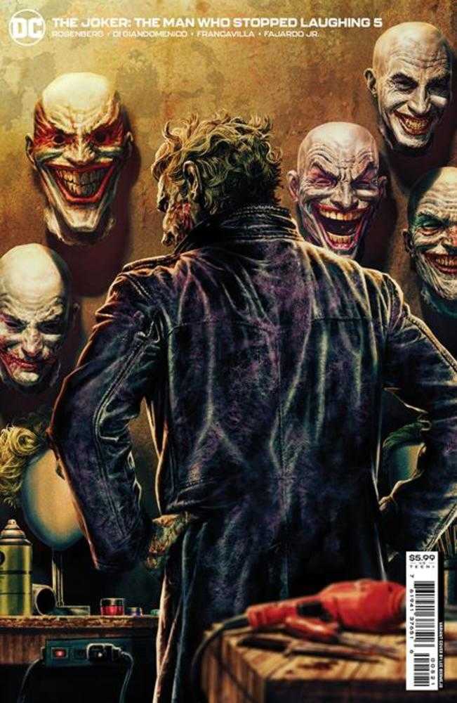 Stock Photo of Joker The Man Who Stopped Laughing #5B Lee Bermejo Variant comic sold by Stronghold Collectibles