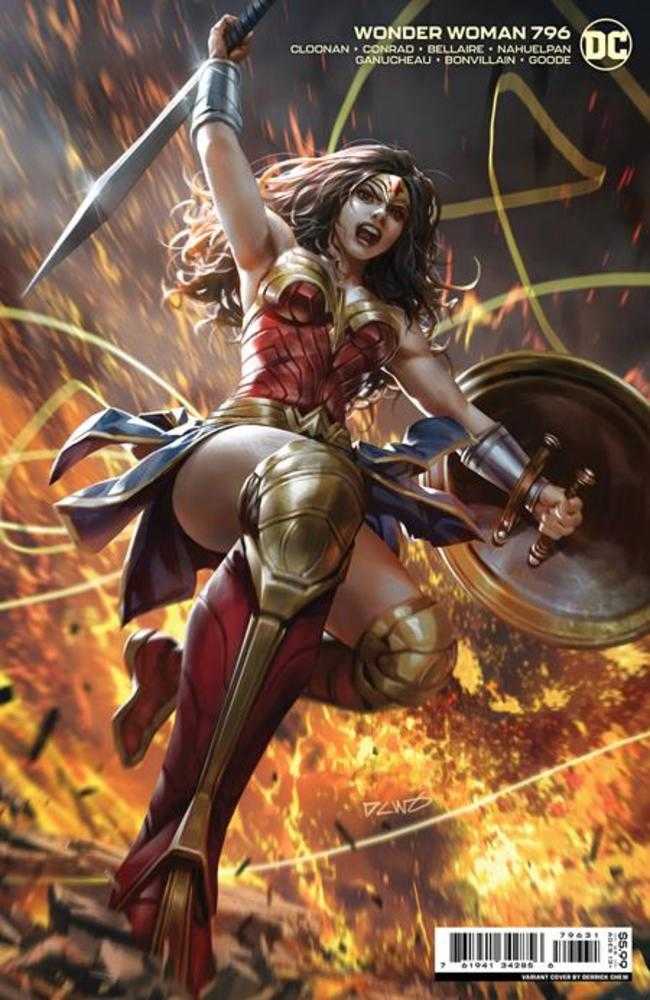 Stock Photo of Wonder Woman #796B Derrick Chew Card Stock Variant comic sold by Stronghold Collectibles