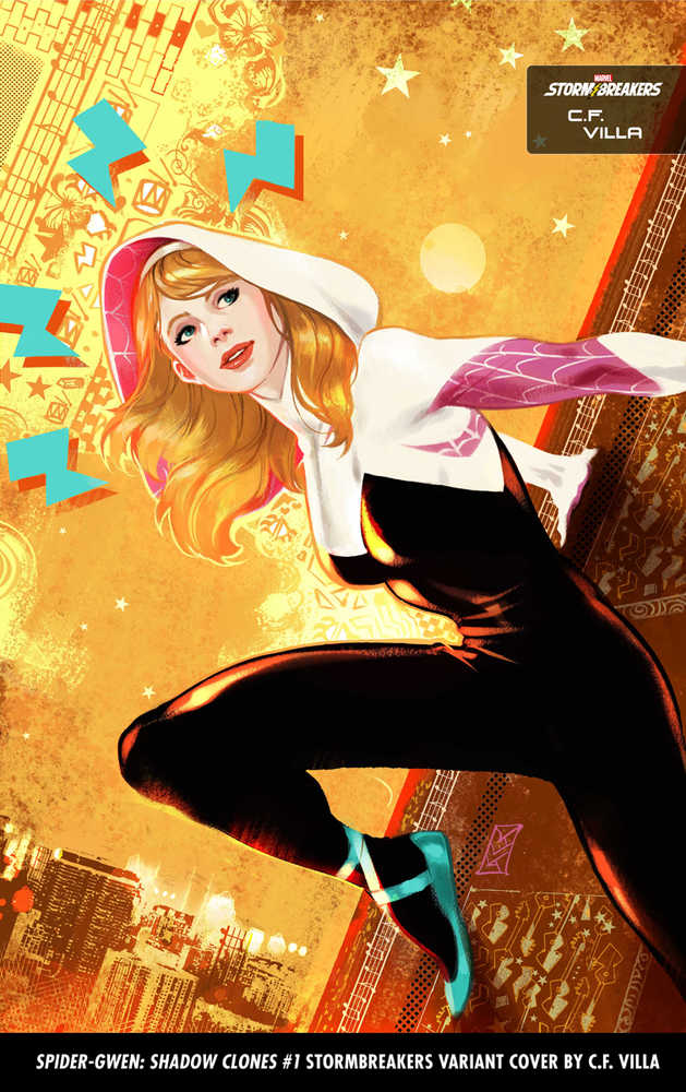 Stock Photo of Spider-Gwen Shadow Clones #1 Villa Stormbreaker Variant comic sold by Stronghold Collectibles