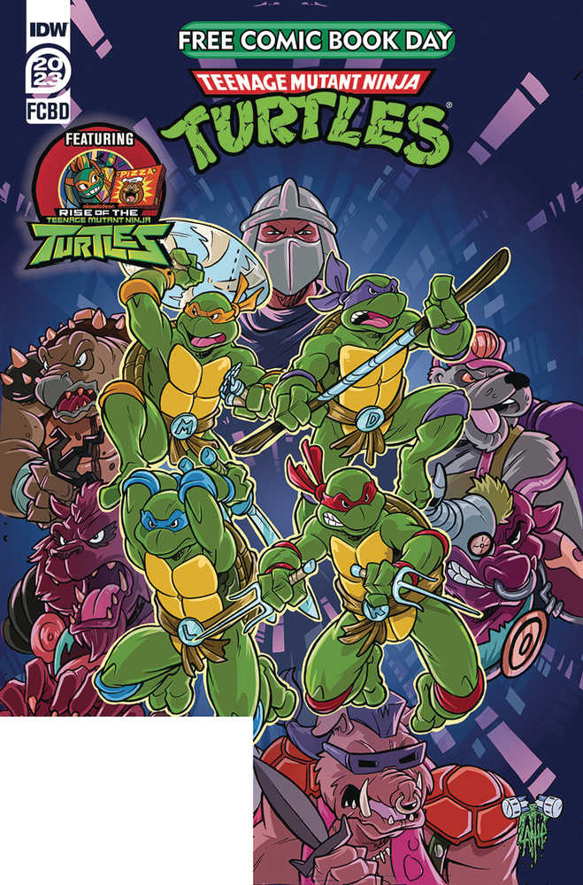 Stock Photo of FCBD 2023 Teenage Mutant Ninja Turtles (Bagged & Boarded) comic sold by Stronghold Collectibles