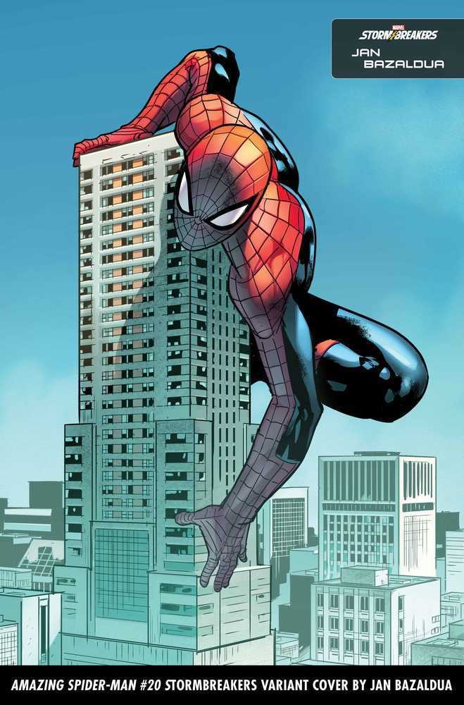 Stock Photo of Amazing Spider-Man #20 Bazaldua Stormbreakers Variant comic sold by Stronghold Collectibles