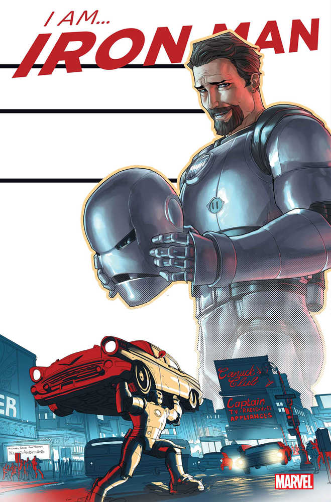 Stock Photo of I Am Iron Man #1 Woods Variant comic sold by Stronghold Collectibles