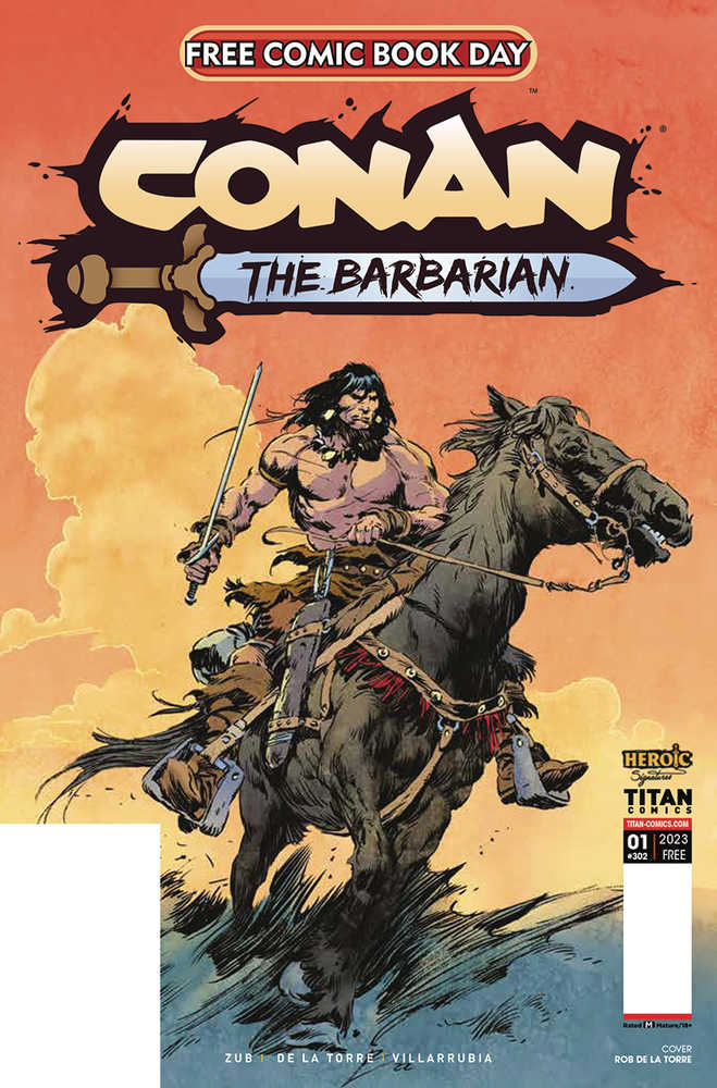 Stock Photo of FCBD 2023 Conan Barbarian Special (Bagged & Boarded) comic sold by Stronghold Collectibles
