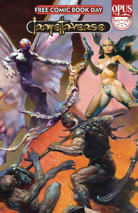 Stock Photo of FCBD 2023 Frazettaverse #0  (Bagged & Boarded) comic sold by Stronghold Collectibles