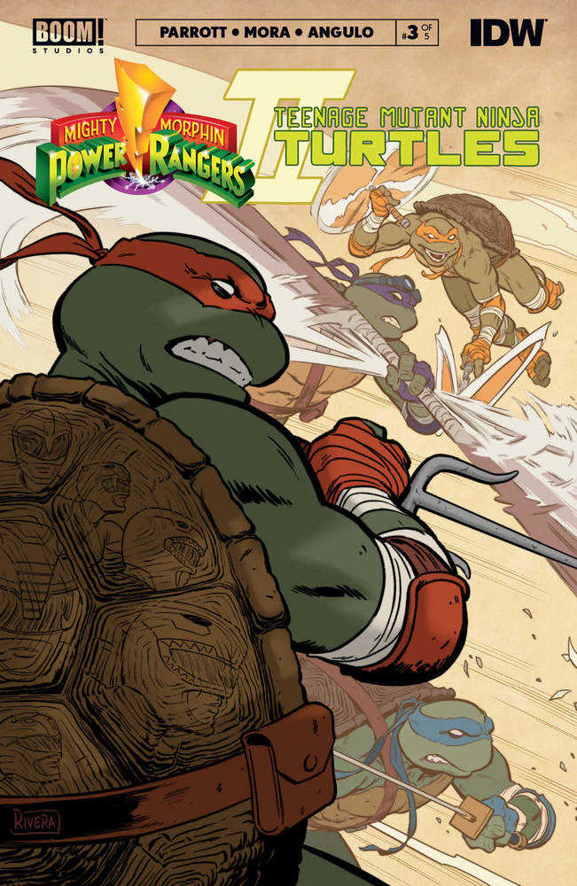 Stock Photo of MMPR Teenage Mutant Ninja Turtles II #3D (Of 5) Teenage Mutant Ninja Turtles Variant Rivera comic sold by Stronghold Collectibles