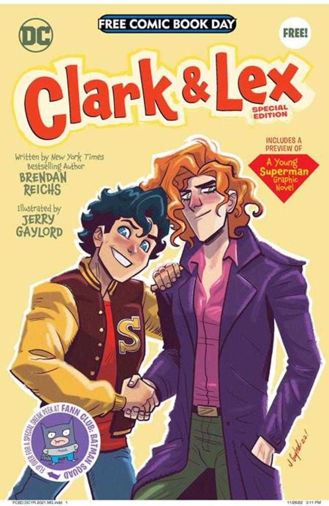 Stock Photo of FCBD 2023 Clark & Lex And Fann Club Batman Squad Special Edition (Bagged & Boarded) comic sold by Stronghold Collectibles