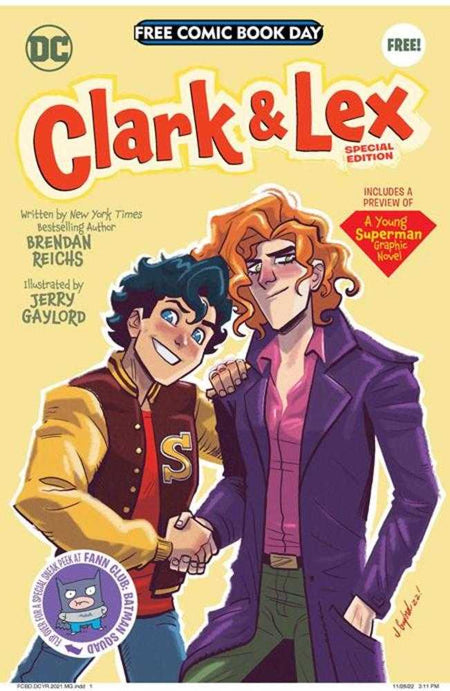 Stock Photo of FCBD 2023 Clark & Lex And Fann Club Batman Squad Special Edition (Bagged & Boarded) comic sold by Stronghold Collectibles