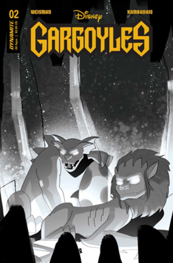 Stock Photo of Gargoyles #2Z 1:10 FOC Kambadais Black & White comic sold by Stronghold Collectibles