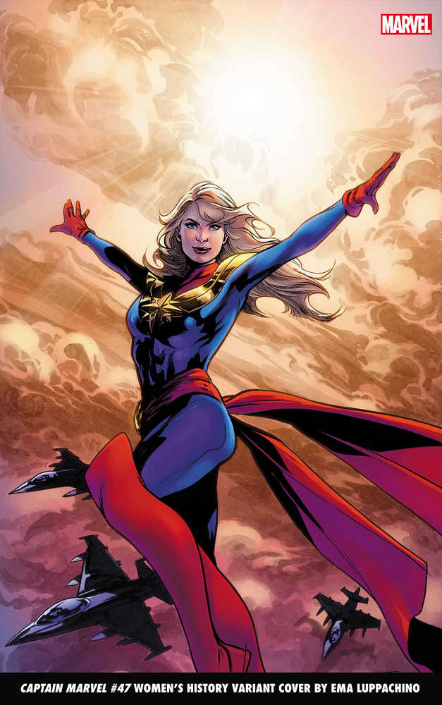 Stock photo of Captain Marvel #47 Lupacchino Womens History Month Variant comic sold by Stronghold Collectibles