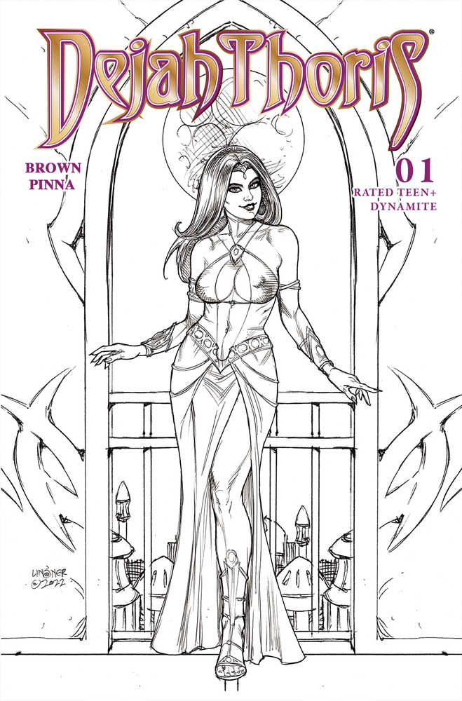 Stock Photo of Dejah Thoris (2023) #1J 1:15 Linsner Line Art comic sold by Stronghold Collectibles