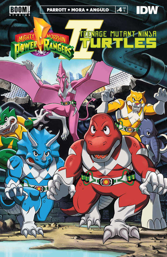 Stock Photo of MMPR Teenage Mutant Ninja Turtles II #4C (Of 5) MMPR Variant Gibson comic sold by Stronghold Collectibles