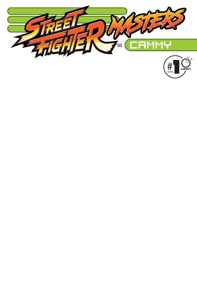 Street Fighter Masters Cammy #1 CVR Blank Sketch