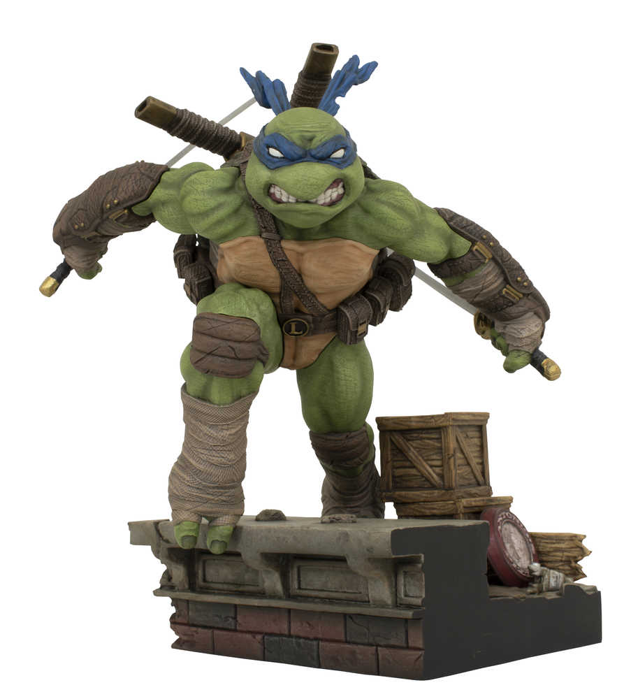 Stock Photo of Teenage Mutant Ninja Turtle Gallery Leonardo PVC Statue Toys and Models sold by Stronghold Collectibles