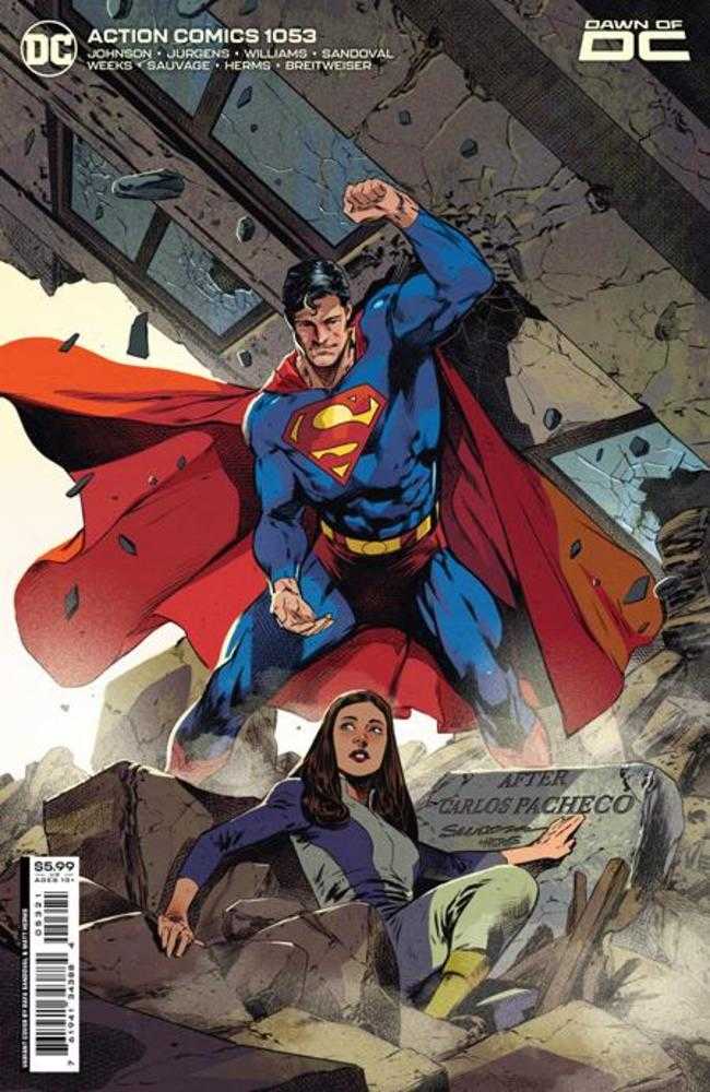 Stock photo of Action Comics #1053B Rafa Sandoval Card Stock Variant comic sold by Stronghold Collectibles