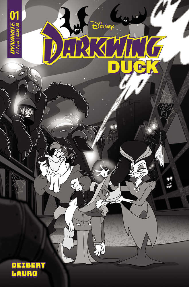 Stock Photo of Darkwing Duck #1ZI 1:10 FOC Forstner Black & White comic sold by Stronghold Collectibles