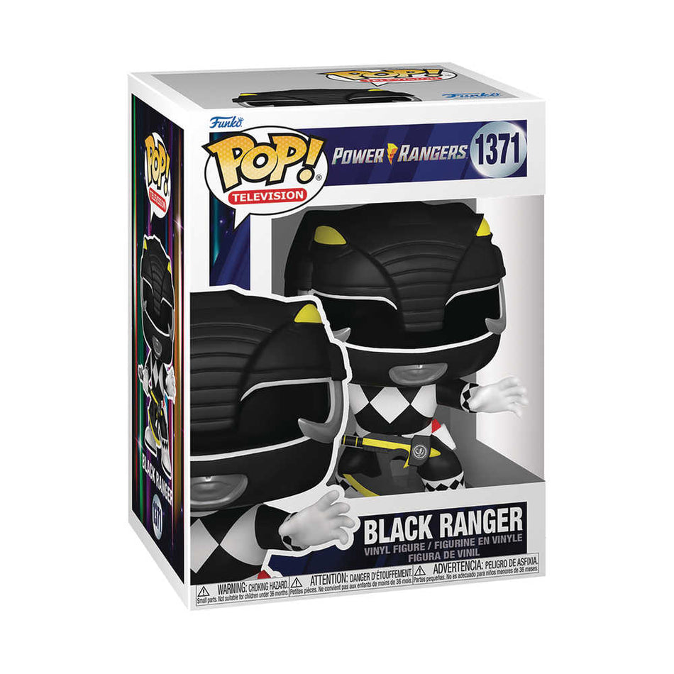 Stock Photo of Pop TV MMPR 30th Black Ranger Vinyl Figure Toys and Models sold by Stronghold Collectibles