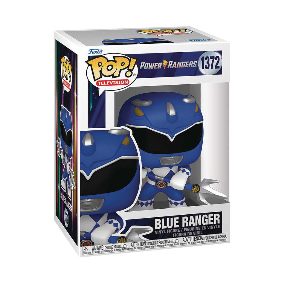Stock Photo of Pop TV MMPR 30th Blue Ranger Vinyl Figure Toys and Models sold by Stronghold Collectibles