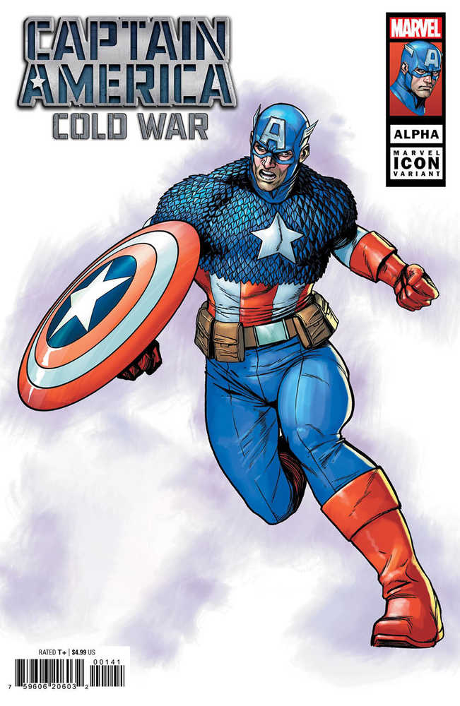 Stock Photo of Captain America Cold War Alpha #1 Caselli Marvel Icon Variant comic sold by Stronghold Collectibles