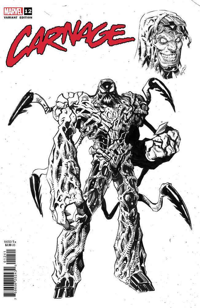 Stock Photo of Carnage #12 1:10 Stegman Design Variant comic sold by Stronghold Collectibles