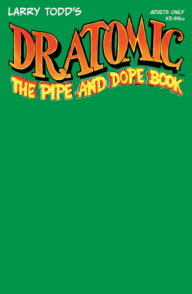 Stock photo of Dr Atomic Pipe & Dope Book B (One-Shot) Blank Sketch Cover comic sold by Stronghold Collectibles