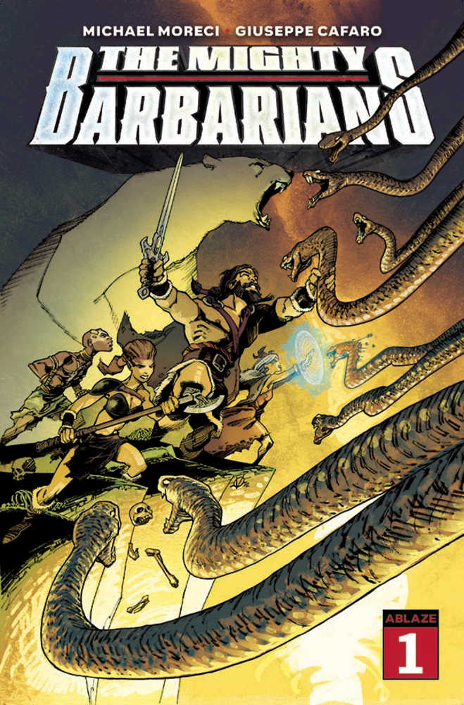 Stock Photo of Mighty Barbarians #1 CVR A Vatine  comic sold by Stronghold Collectibles