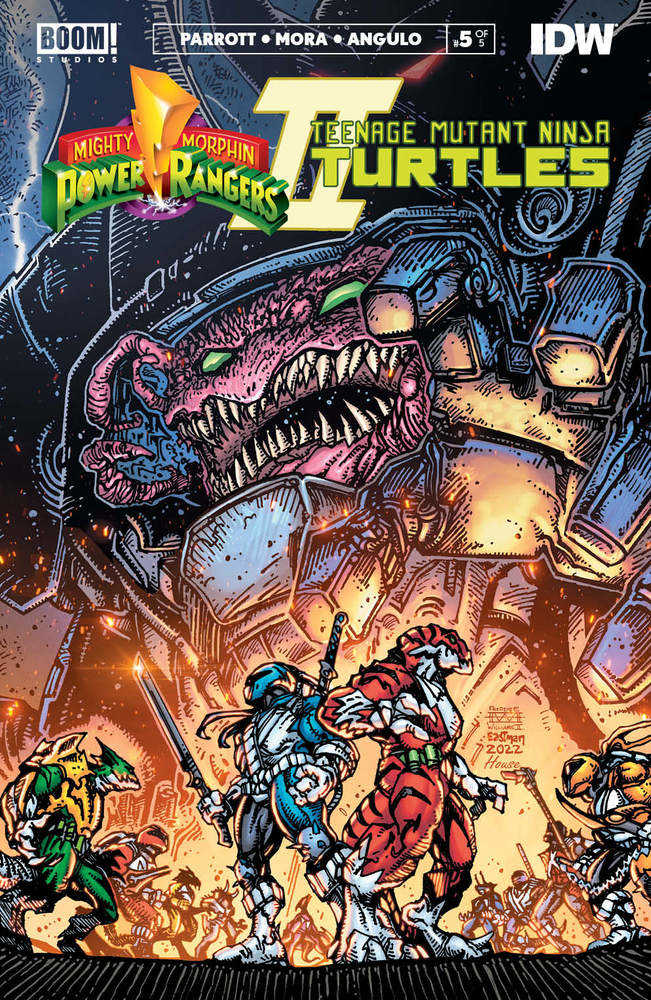 Stock Photo of MMPR Teenage Mutant Ninja Turtles II #5 (Of 5) CVR B Eastman & Williams II comic sold by Stronghold Collectibles