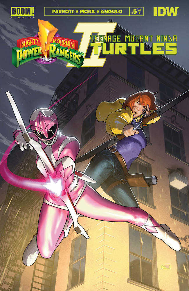 Stock Photo of MMPR Teenage Mutant Ninja Turtles II #5 (Of 5) CVR E Cardstock Variant Clarke comic sold by Stronghold Collectibles