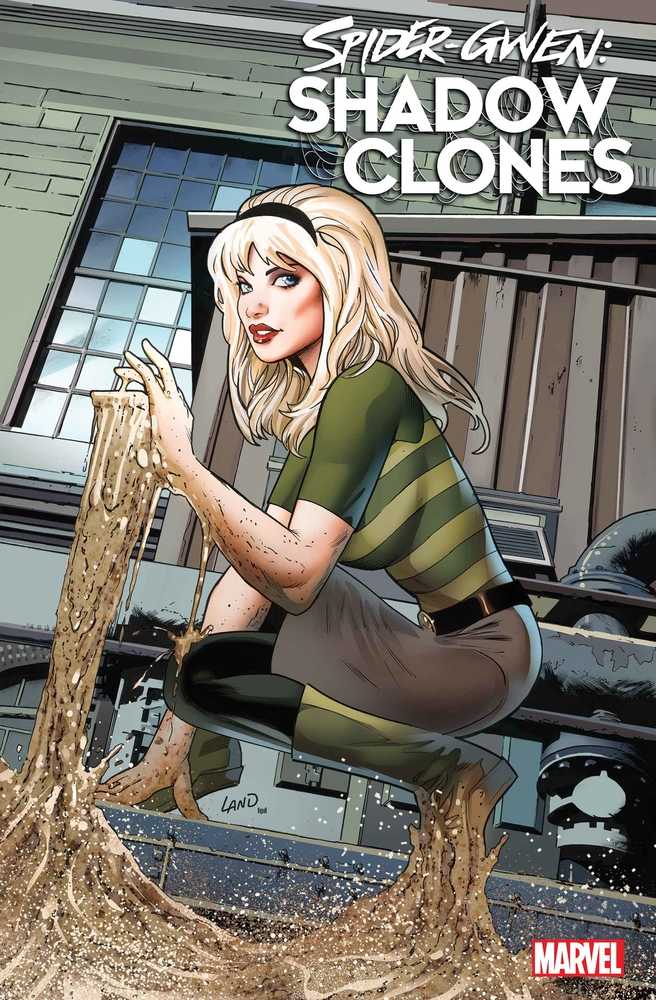 Stock photo of Spider-Gwen Shadow Clones #2 Land Variant comic sold by Stronghold Collectibles